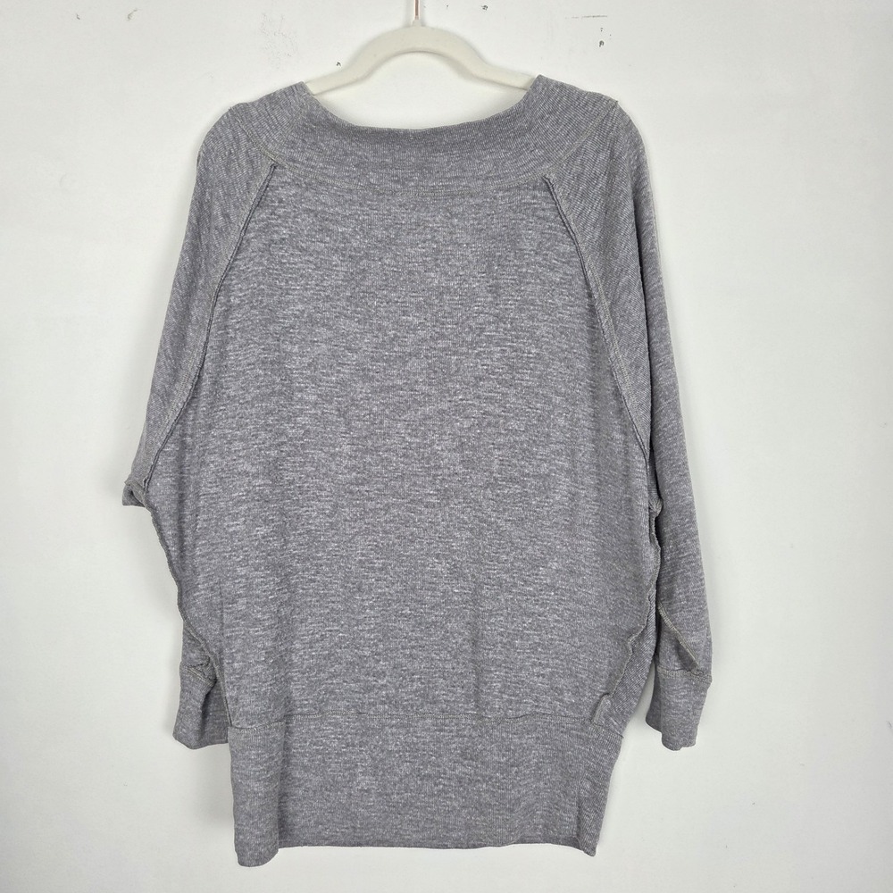 We The Free Women's Dolman Long Sleeve Ribbed Top in Gray Opal Size XS Cowlneck - Picture 12 of 15